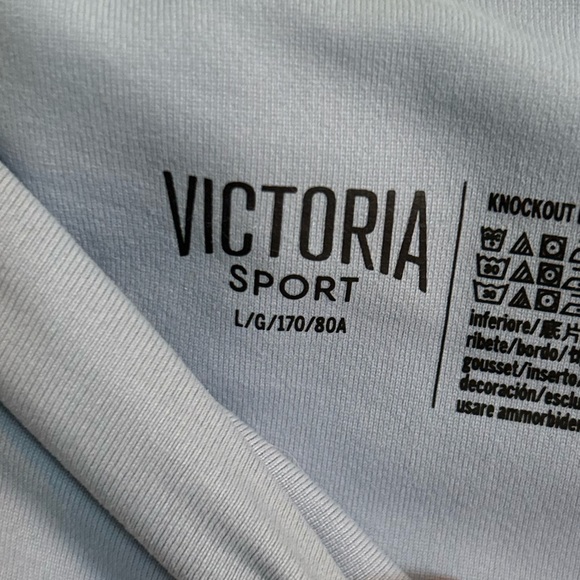 Victoria’s Secret Knockout Leggings, Light Blue, Women’s L - Picture 4 of 9